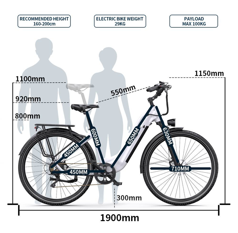 OneSport OT05Pro E-Bike 250W 80km Range|Torque Sensor|Hydraulic Brakes|7-Speed_voghion.com