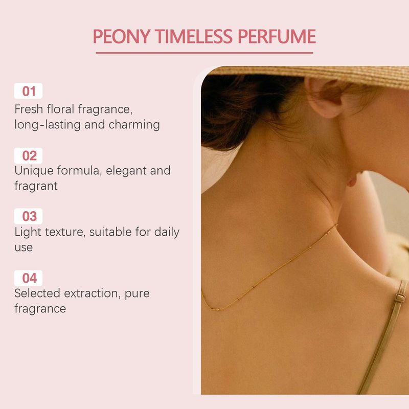 Pfingstrosenduft, ewiges Parfüm, natürlicher Duftfreisetzungszauber, anhaltender Duft, eleganter Charme, Dating-Atmosphäre, Parfüm_voghion.com