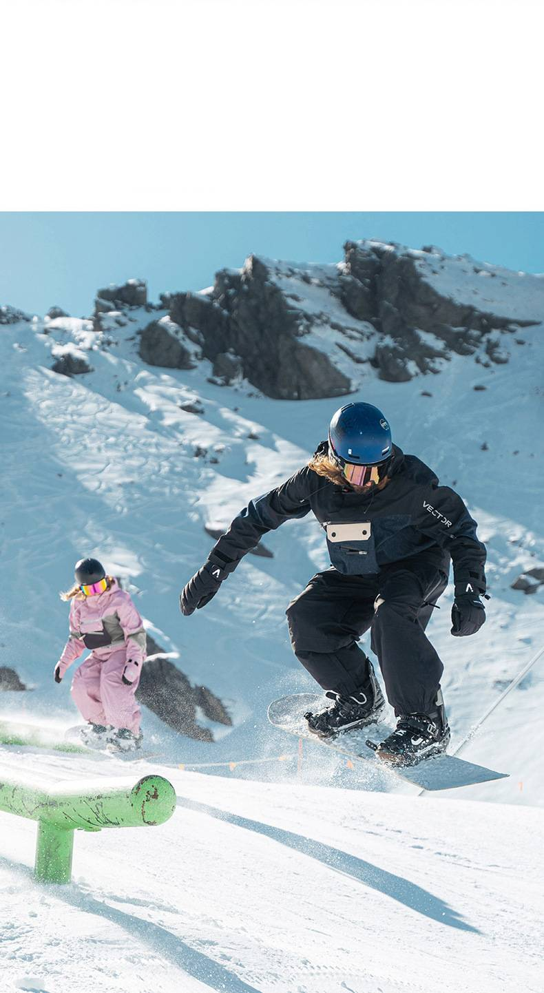 Unisex-Skianzug-Set – Wasserdichte und winddichte Schneejacke und -hose für Damen und Herren_voghion.com