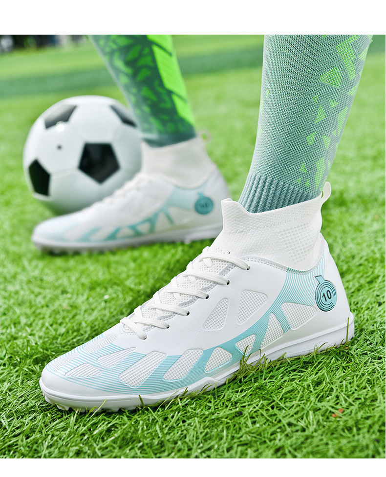 High-Top-Fußballschuhe Herren lange Spike gebrochen Spike Student Kinder professionelle Trainingsschuhe_voghion.com