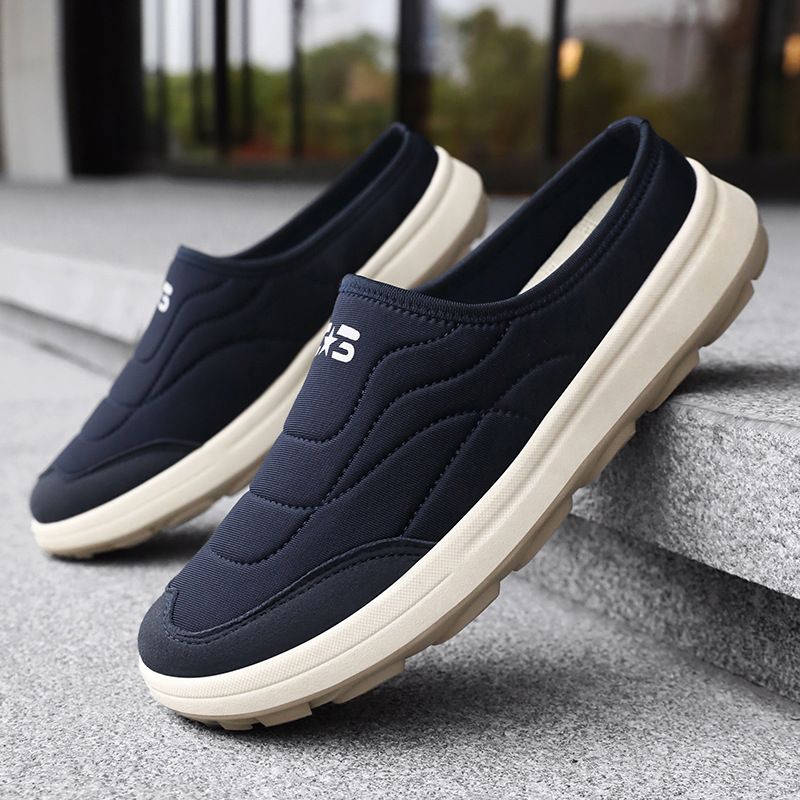 Unbeatable Quality Slippers Men In Summer, One Foot Casual, Semi Soft Soled, Not Stuffy, Single For Home Comfort, Dad's Shoes_voghion.com