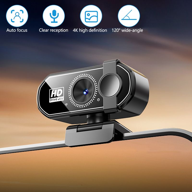 4K 2K 1080P Autofocus Webcam Full HD Camera Web Cam For Laptop PC Windows IOS PS5 With Microphone Video Calling Gamer_voghion.com