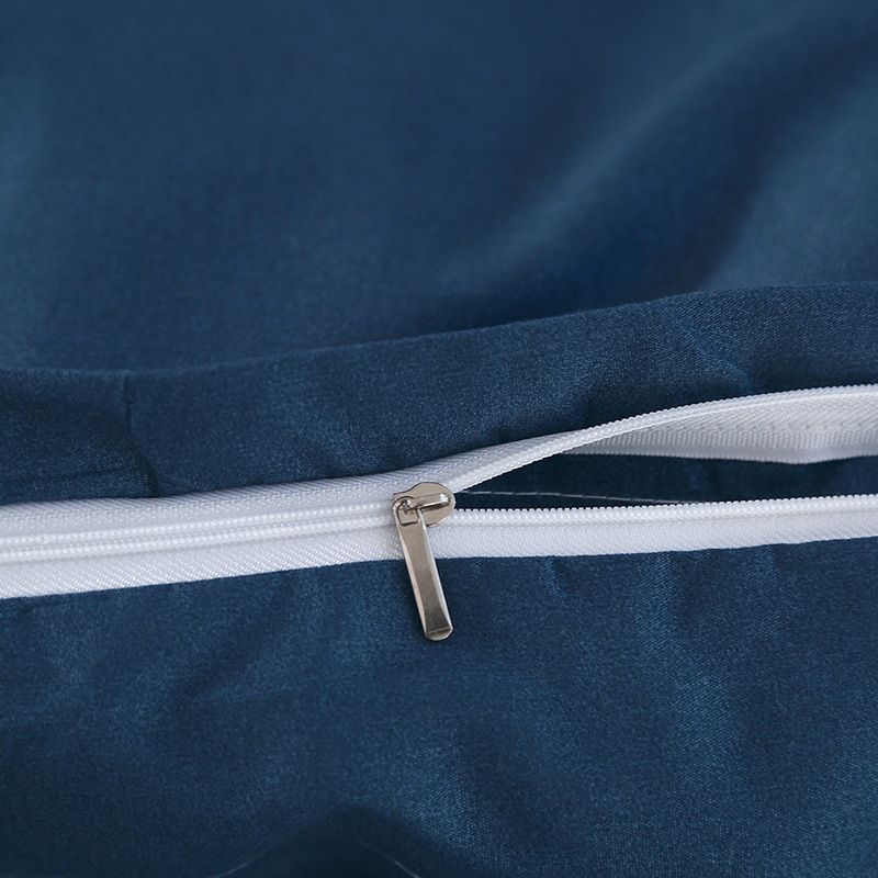 Conjunto de capa de edredom de algodão escovado de luxo estampado - roupa de cama macia tamanho casal/queen/king size para casa e dormitório universitário_voghion.com