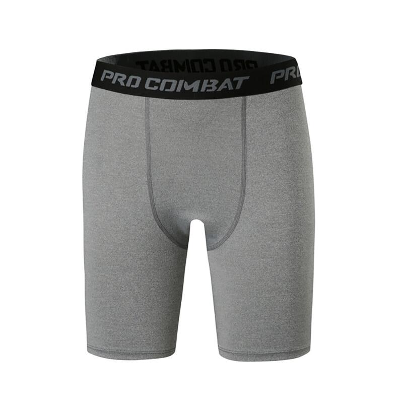 Pantaloncini Fiess da uomo Compressione elastica in vita Pantaloni corti slim Pantaloni sportivi Collant da palestra_voghion.com