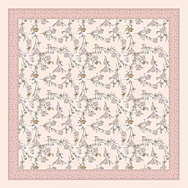 Bufanda cuadrada malaya de verano para mujer, nueva bufanda cuadrada con patrón de algodón e hilo de Bali, bufanda para la cabeza_voghion.com