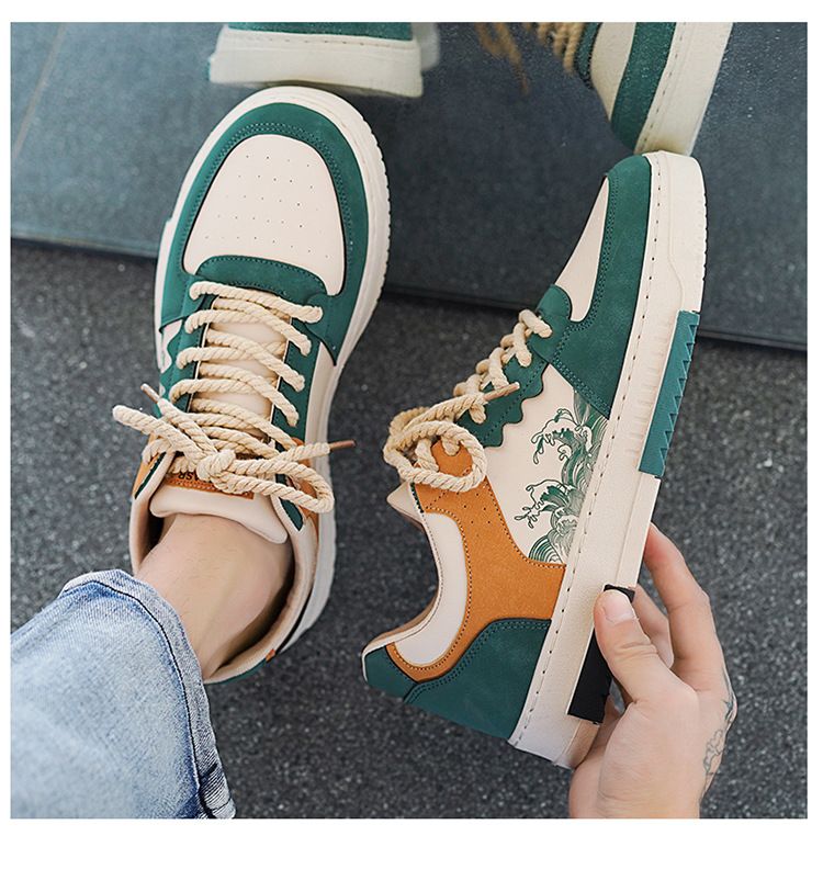 Speciaal leveren herenschoenen 2024 nieuwe stijl boardschoenen heren grote maten casual sportschoenen extra grote maten ademende schoenen_voghion.com
