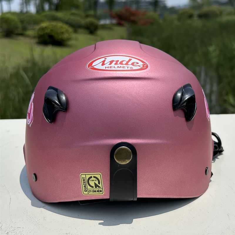 Jugend Schüler Elektromotorrad Liicht Atmungsaktiv Sonneschutz Summer Fréijoer an Hierscht Hallefhelm Belëftung_voghion.com
