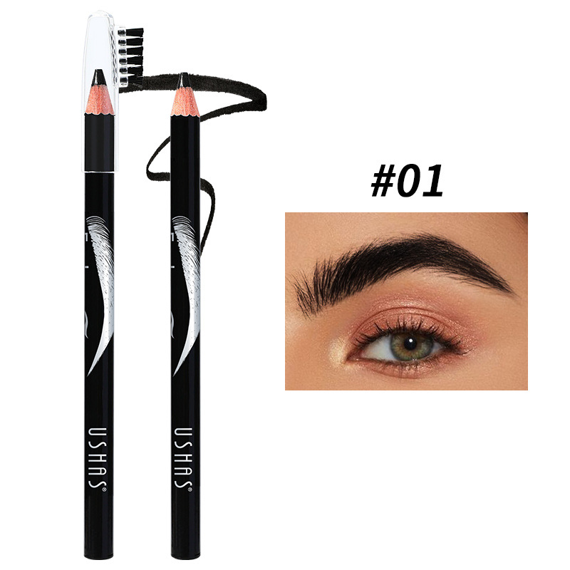 USHAS eyebrow pencil dye cream is long-lasting, waterproof, and not easy to fade. Eyebrow black_voghion.com