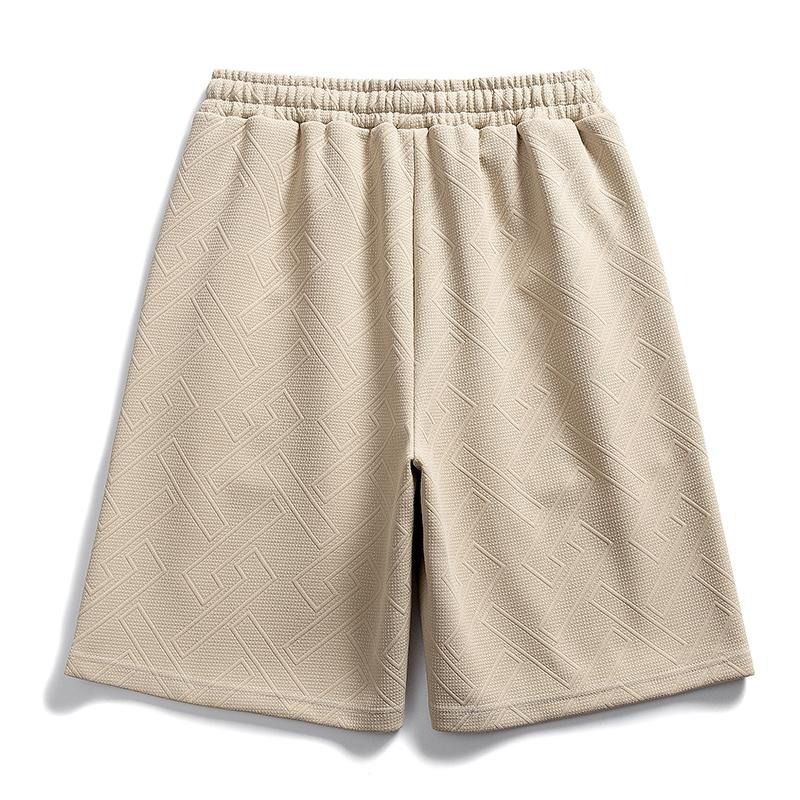 Roupas masculinas Shorts masculinos Verão Novo Verão Carta Estampada Shorts Versáteis Calças de cinco pontos Calças casuais respiráveis de quatro pontos_voghion.com