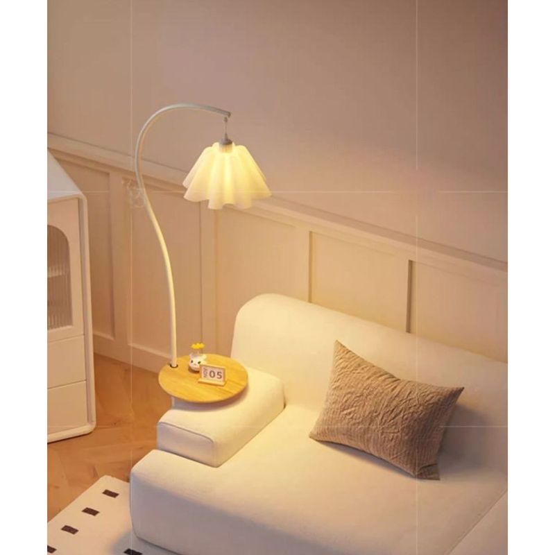 Lampe de chevet style pêche, style crème, pour salon, canapé, chambre à coucher, table de chevet, ambiance, nouveauté 2025_voghion.com