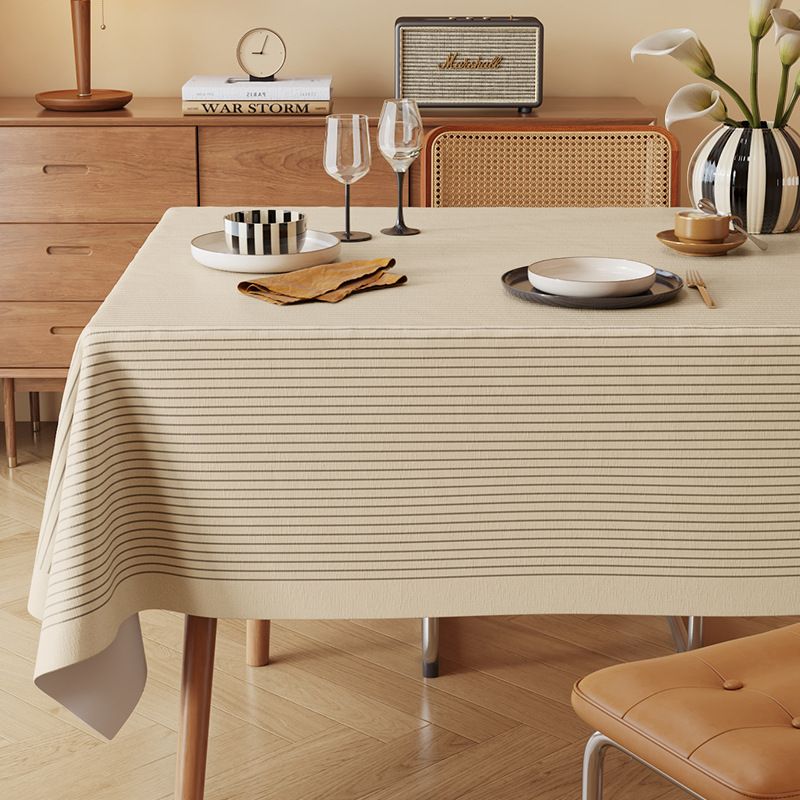 Waterproof, Oilproof, Non-washable Rectangular Dining Cloth, Tabletop Heat Insulation Tablecloth, 2025 New Living Room Tablecloths_voghion.com