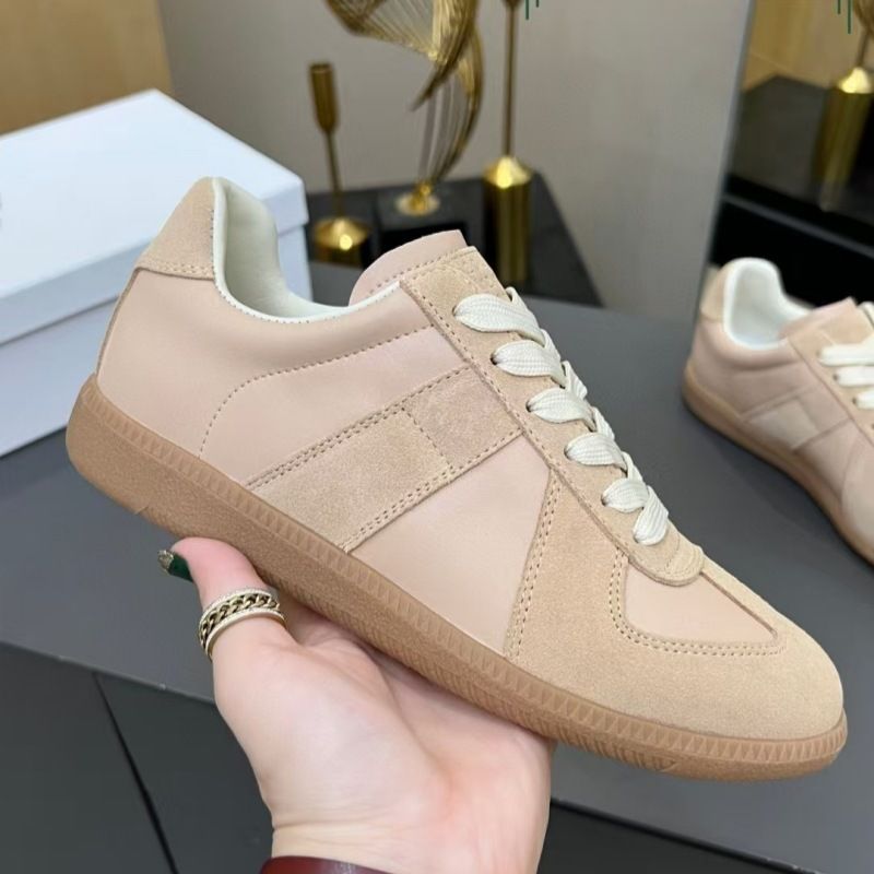 High Version Internet Celebrity Classic Paar Casual Board Schnürschuhe Sport weiße Schuhe M6 echtes Leder_voghion.com