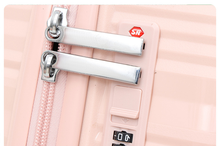 Luggage & Travel Bags special supply PP zipper box spot set three sets of four trolley case color matching sinking lock explosion proof pull cloth bag_voghion.com