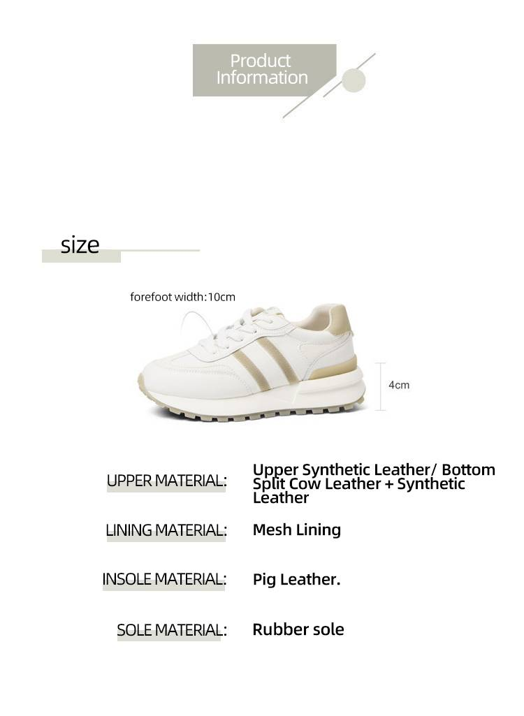 Scarpe da donna Cameido. Scarpe casual con lacci a righe color-block. Scarpe sportive casual da donna che si abbinano bene a vari outfit_voghion.com
