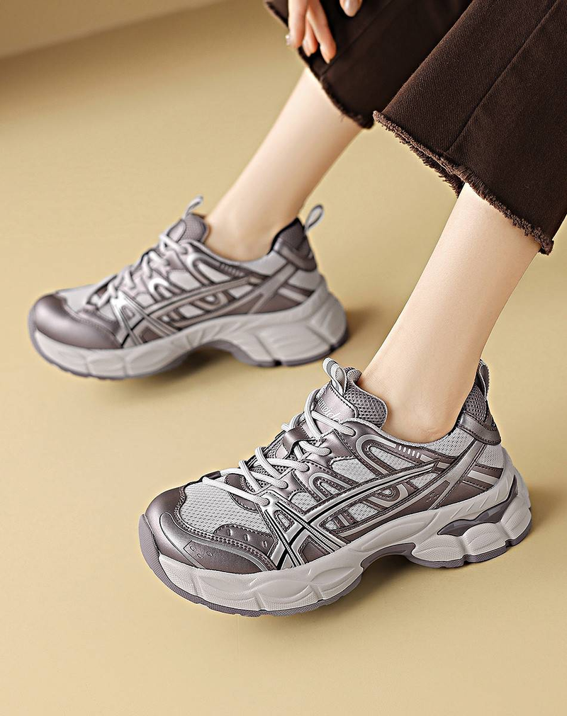 Cameido In The Spring Of 2025, These Are Women's Dad Shoes With Thick Soles For Heightening. They Are All-match Casual Sports Shoes_voghion.com