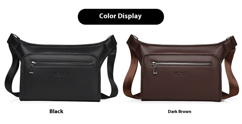 Borsa a tracolla semplice, design di alta qualità, borsa a tracolla da uomo casual da lavoro, grande capacità_voghion.com