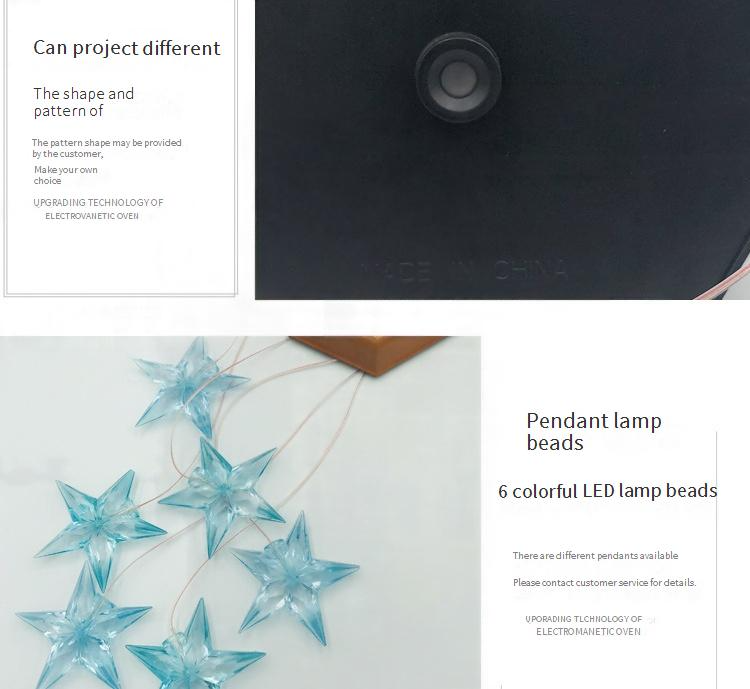 Zeshoekige zonne-windgonglamp met LED-kolibrie en vlinder - hangende projectielantaarn voor buiten voor tuin, terras en kerstdecoratie_voghion.com