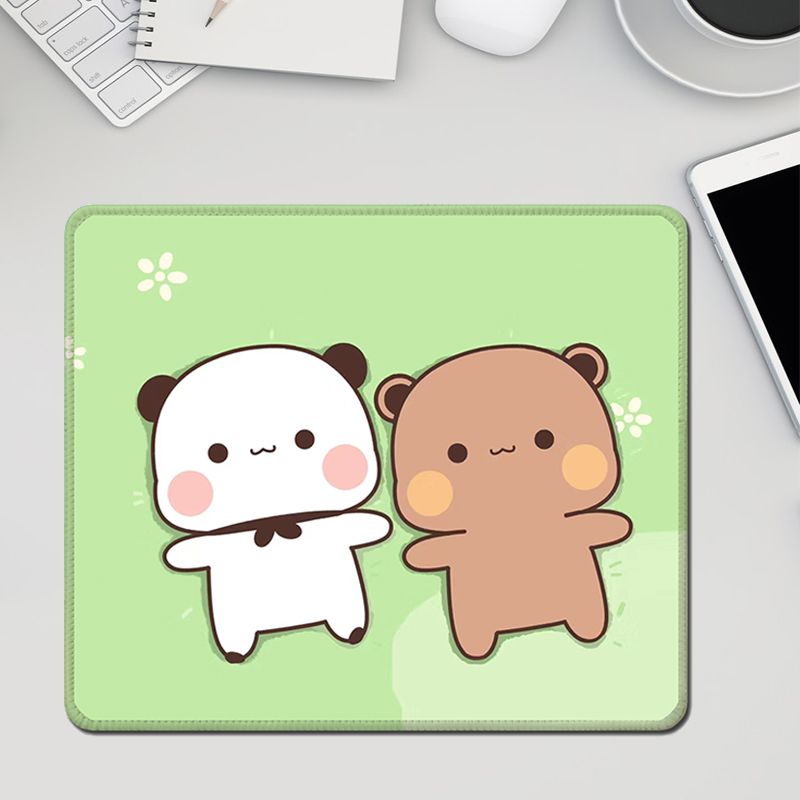 Mouse pad lavável de desenho animado de menina de anime de tamanho pequeno_voghion.com