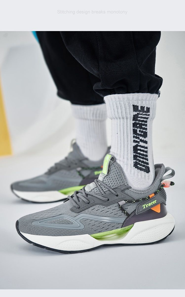 Scarpe da basket da uomo Sneakers in tessuto sintetico Leggere e traspiranti con assorbimento degli urti_voghion.com