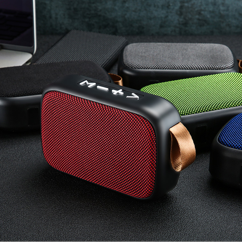 Przenośny głośnik bezprzewodowy Mini G2 6D Bass kompatybilny z Bluetooth 4.2 z gniazdem karty USB TF Głośnik niskotonowy dla_voghion.com