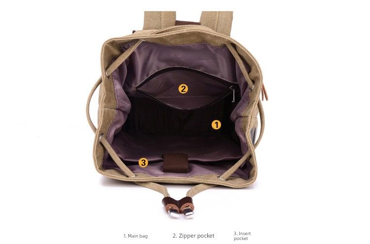 Zaino da viaggio in tela da uomo, casual, minimalista, portatile, per esterni_voghion.com