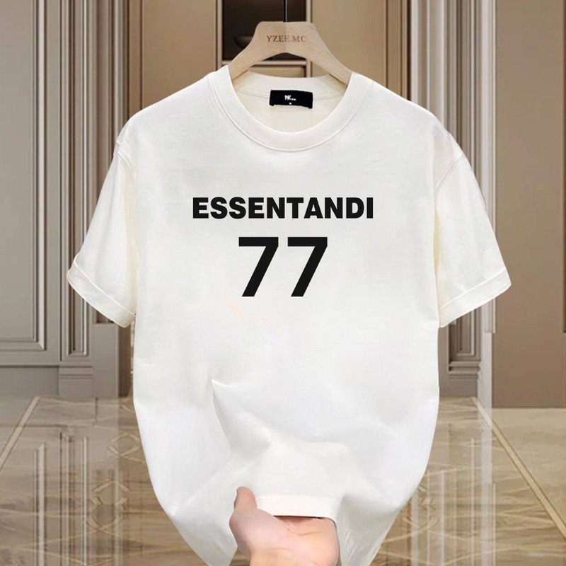 2025 summer loose men and women pullover 100% cotton short sleeve T-shirt_voghion.com
