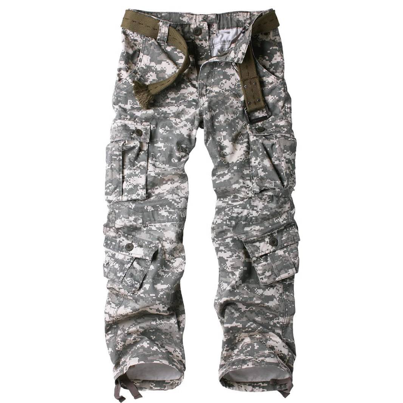 Männer Casual Hosen Outdoor Taktesch Camouflage Hosen Lang Hosen Overalls Militär Brigade Hosen Taktesch Hosen Assault Hosen Mat Taschen_voghion.com