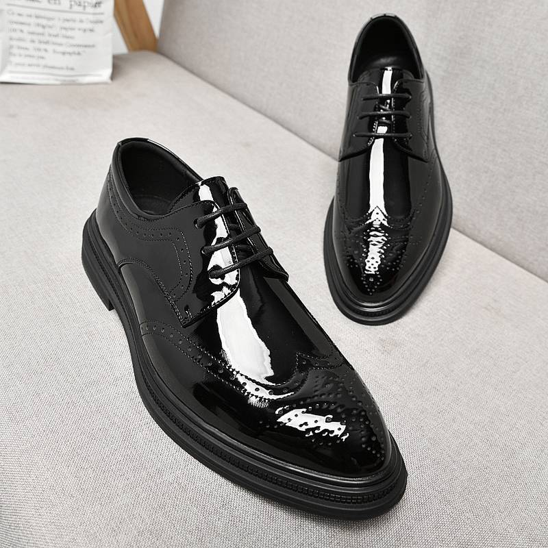 Men Shoes Mens Business Dress Retro Gentleman Formal Carved Brogue Formal Shoes Men High Quality Casual Shoes_voghion.com