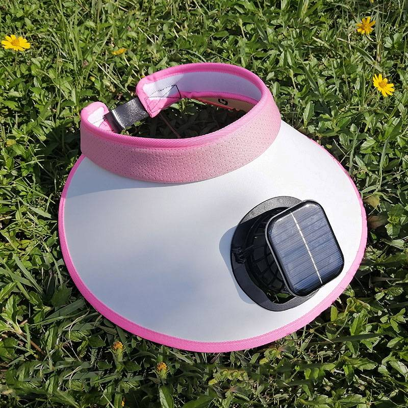 Cappello solare con ventola di raffreddamento – Cappello con protezione UV ricaricabile per uomo e donna, per viaggi all'aperto, escursionismo e protezione per il viso_voghion.com