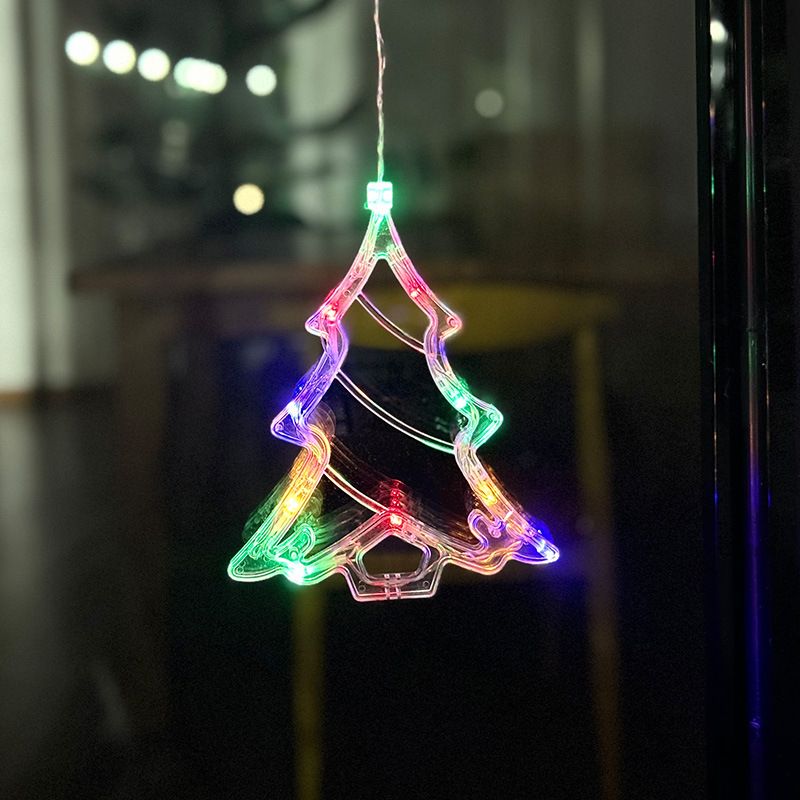 Luci natalizie a LED impermeabili per decorazioni da esterno – Stelle, Luna, Fiocchi di neve e forme natalizie – Luci natalizie a batteria_voghion.com