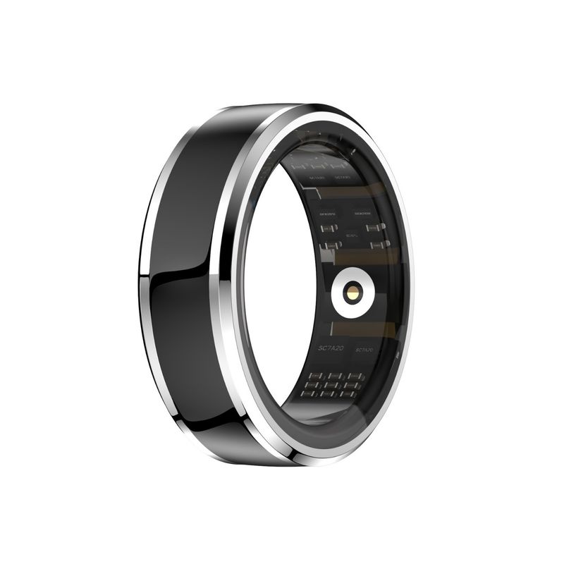 Smart Ring With Heart Rate, Blood Oxygen, Sleep Monitoring & Bluetooth Connectivity For Fitness & Gaming - Waterproof Health Tracker For Men & Women_voghion.com