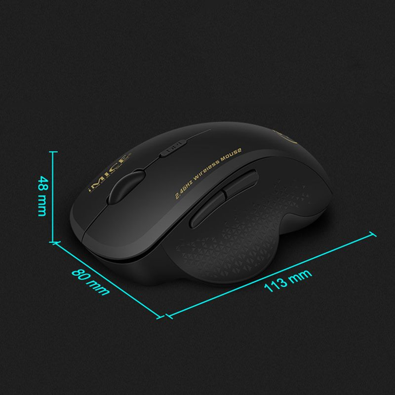 IMICE G6 2.4GHz Fashionable ABS Wireless Connection Gaming Mouse for Computer_voghion.com