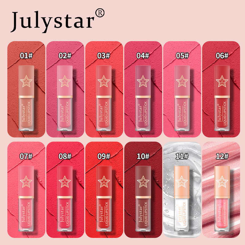 Lip Gloss Makeup Natural Three Dimensional Matte Star Lip Glaze Moisturizing Long Lasting Non Fading Non Stick Pearlescent Lipstick_voghion.com