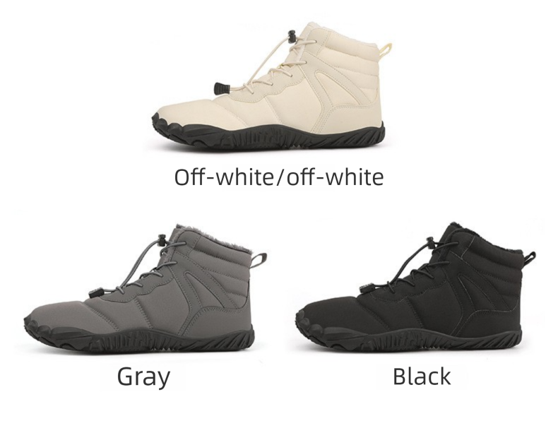 Cross-Border New Fleece-Lined Outdoor Men, Thickened Cold-Proof Five-Toe Shoes For Women, Couples' Large Size_voghion.com