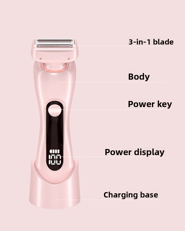 New Electric Women's Underarm Full Body Device Private Area Hair Removal Tool Men's Shaver_voghion.com