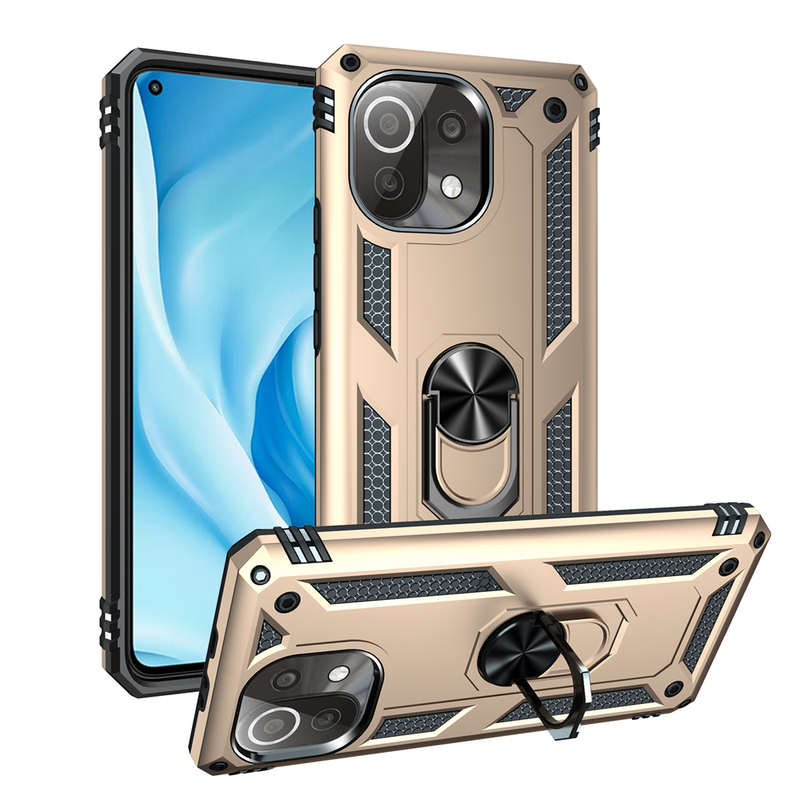 Custodia antiurto per armatura per Xiaomi Mi 11 Lite 5G NE 12 11T 10T Pro 12X Poco X3 X4 M3 M4 Pro F3 Magnete antiurto Shell Cas_voghion.com