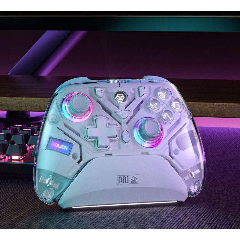 Aojia Lion K10 Gospel Game Controller Dual Hall Switch Wireless Bluetooth PC Computer Monster Hunter Wild_voghion.com