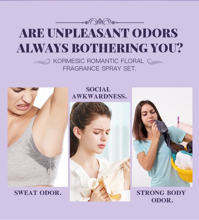 KORMESIC Romantic Floral Fragrance Spray Kit 35ml+35ml+35ml+35ml+35ml_voghion.com