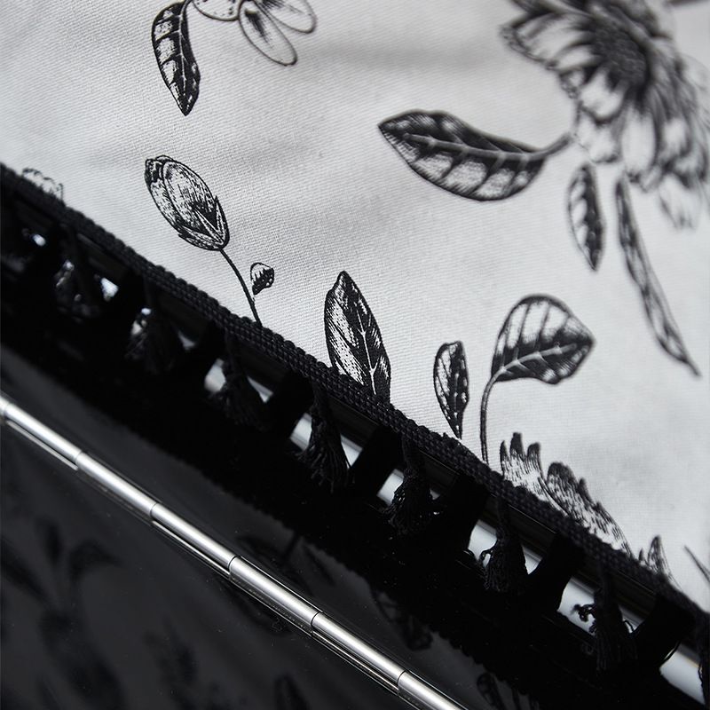 Tovaglia geometrica - 59% cotone 41% poliestere, antiscivolo, antimacchia e resistente al calore, per sala da pranzo, ufficio, hotel, rettangolare/rotonda_voghion.com