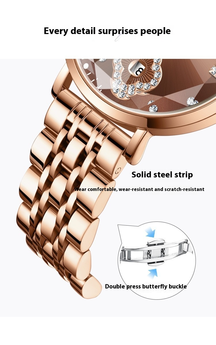 Labaoli New Live Simple Montre à quartz étanche pour femme_voghion.com