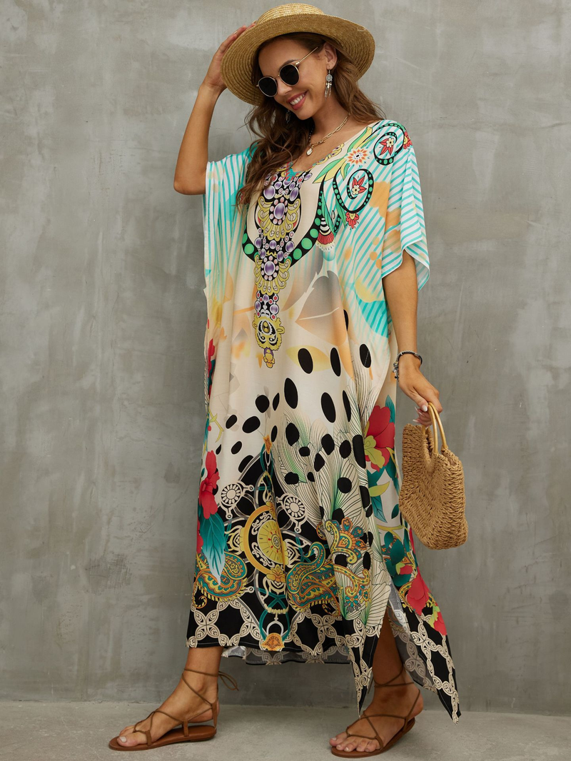 Woman seaside holiday swimsuit women's bikini cover beach skirt to wear._voghion.com