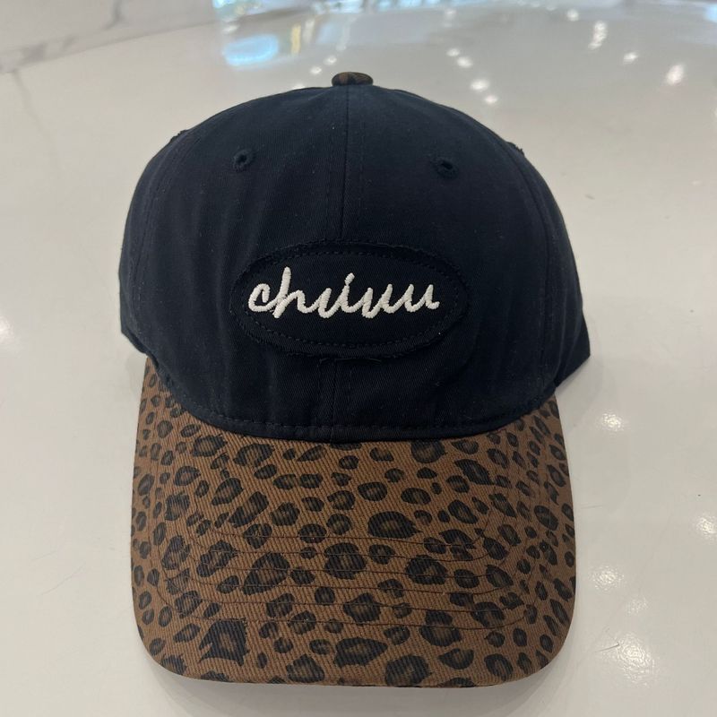 Fashion Leopard Print Brim Patchwork Baseball Unisex Summer Korean Version Trendy Brand Letter Embroidery Duckbill Cap_voghion.com