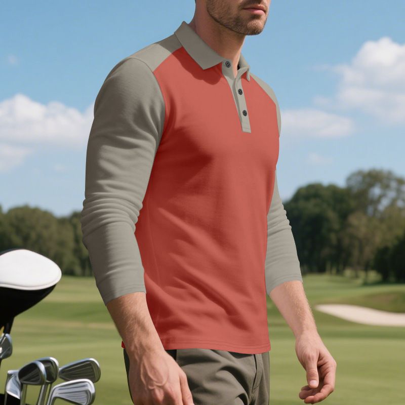 Men's Color Block Pullover Sweatshirt - Lightweight Fall Knit Hoodie For Casual & Sporty Look | Comfortable Polyester Blend | S-XXXL_voghion.com