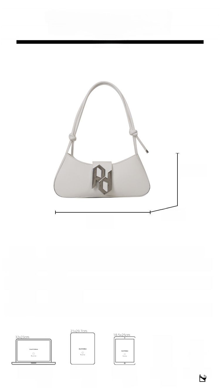 Simple fashion casual shoulder bag niche casual underarm bag 2023 Summer new Korean fashion small square bag_voghion.com