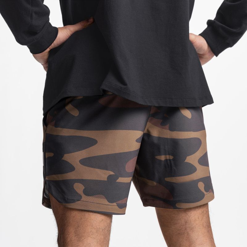 Pantaloncini da basket estivi ad asciugatura rapida da uomo - Pantaloncini da allenamento leggeri con fodera in rete - Pantaloncini da palestra e allenamento sopra il ginocchio per corsa e sport_voghion.com