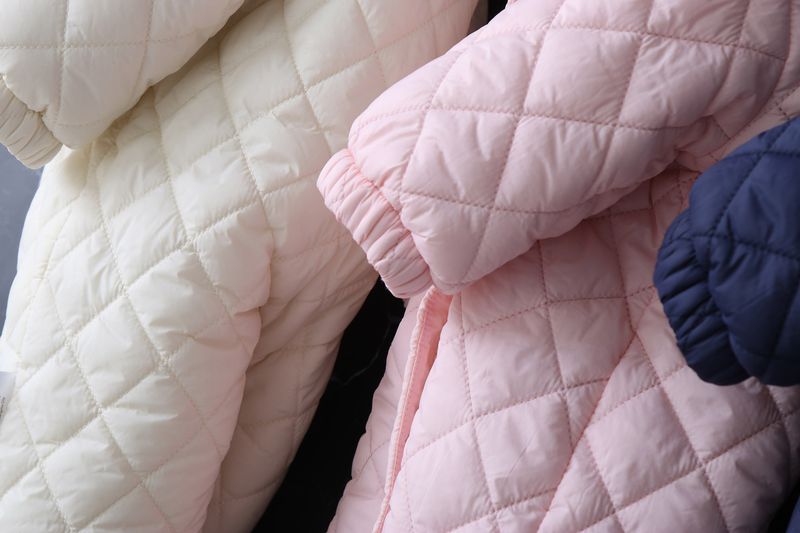 Cozy Fleece-Lined Hooded Baby Jumpsuit With Adorable Ear Design - Winter Warm One-Piece Romper For Toddlers (1-3 Years, 80-100cm) - Soft Polyester_voghion.com