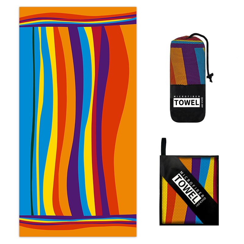 Asciugamano da spiaggia in microfibra anti-sabbia, sottile, ad asciugatura rapida, super assorbente, leggero, per viaggi, sport, piscina, nuoto, bagno, campeggio, yoga_voghion.com