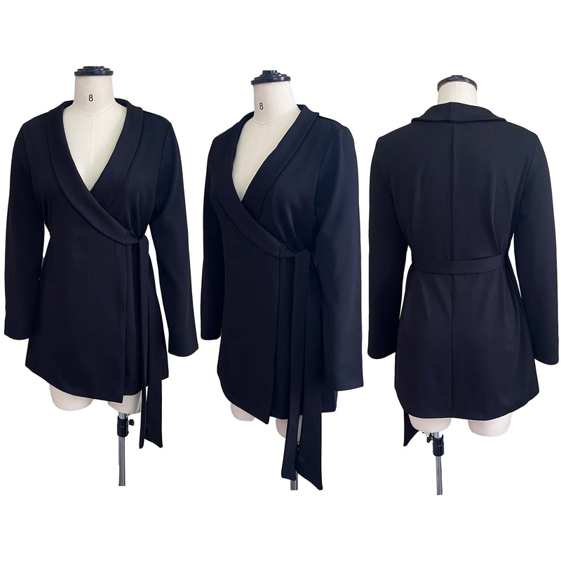 Damen-Kleid für Pendler, Büro, schmale Passform, Trägerrock, großes Kleid_voghion.com