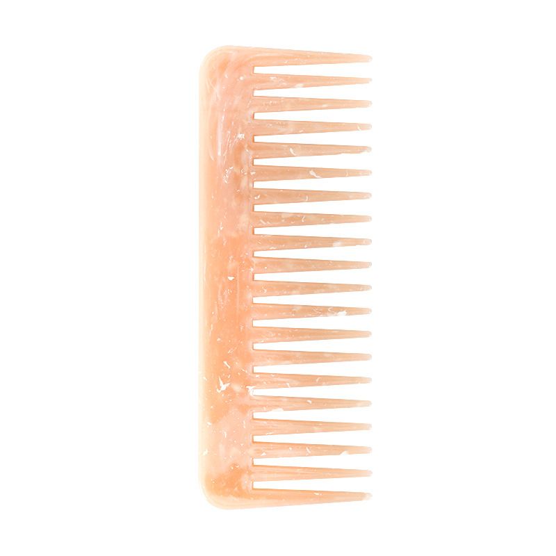 Marble Pattern Wide Tooth Home Use Smooth Massage Dry And Wet Dual-use Straight Hair Perm Anti-static Women's Comb_voghion.com