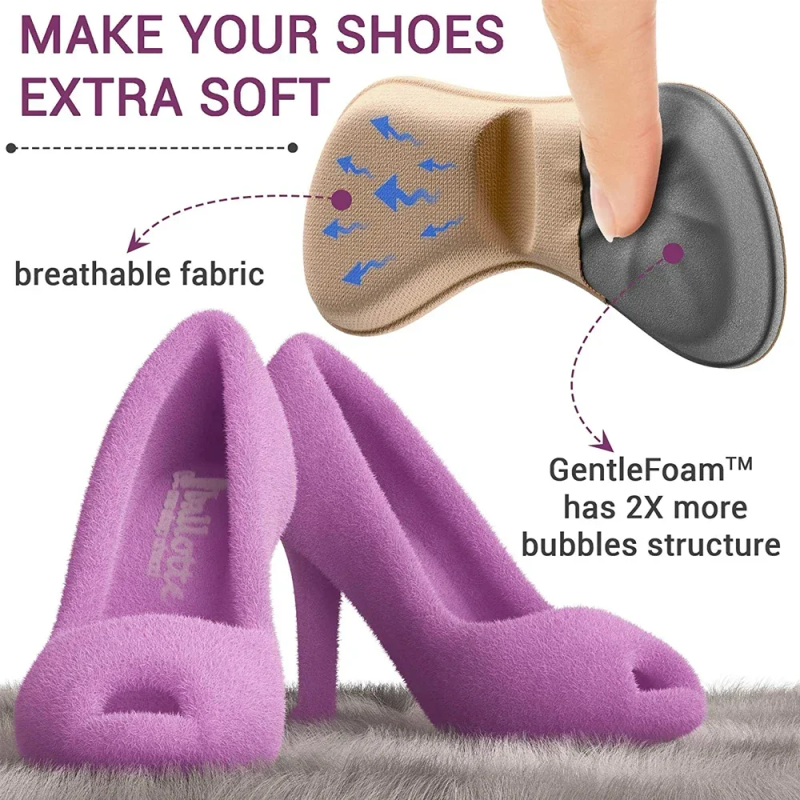 1/5Pairs Inss Patch Pain Relief Kulumista estävä pehmuste Pehmuste Jalkojen hoito Kantapäänsuoja Tarra Takaosa Kengät Insert_voghion.com